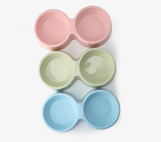 وعاء بلاستيك مزدوج - 88 مل - 28*14.5*5.5 سم - أزرق