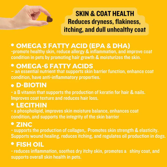 Pet Logic Skin and Coat Health Pet Supplement 240g