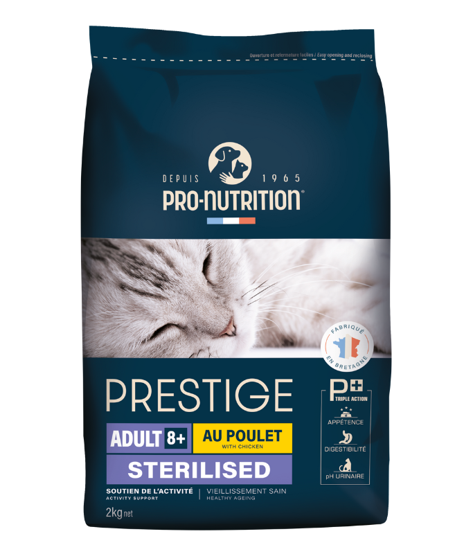 Pro nutrition Prestige Cat Adult 8+ Sterilised Chicken