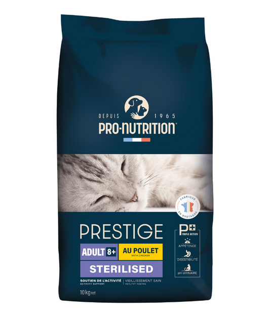 Pro nutrition Prestige Cat Adult 8+ Sterilised Chicken