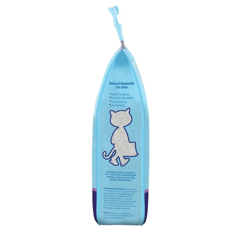Kiki Kat White Bentonite Clumping Cat Litter -Baby Powder -5 L (4.35 Kg)