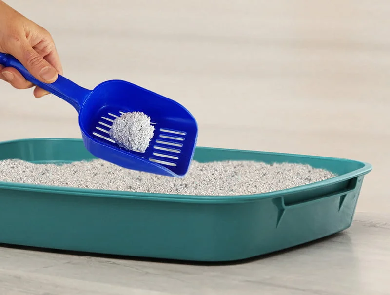 Kiki Kat White Bentonite Clumping Cat Litter -Baby Powder -5 L (4.35 Kg)