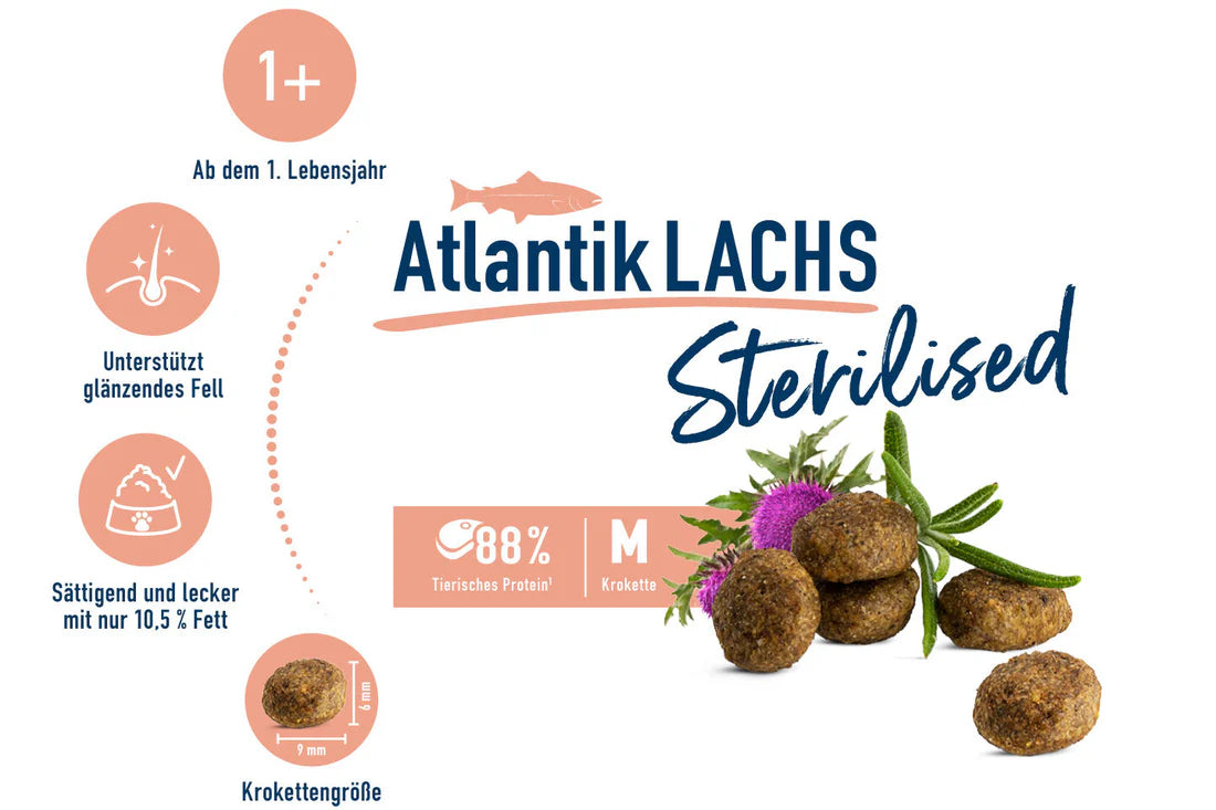 Happy Cat Adult Sterilized Atlantik Lachs Atlantic Salmon