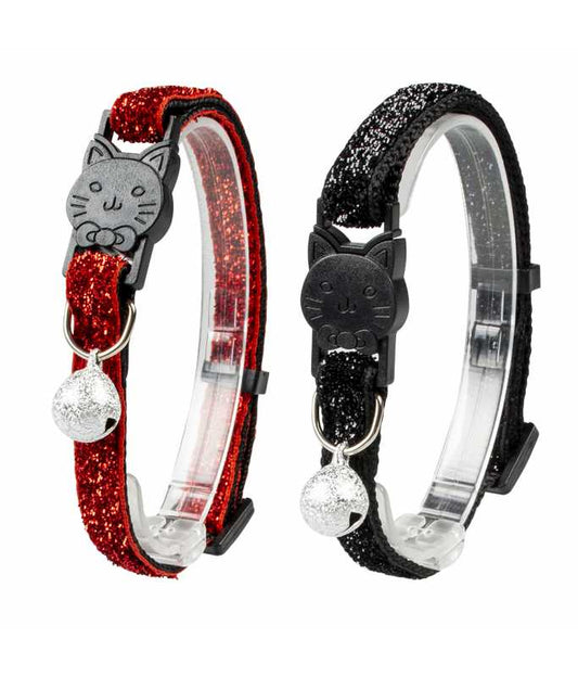 Duvo+ Cat Collar Glitter Nylon 20-30cm / 10Mm