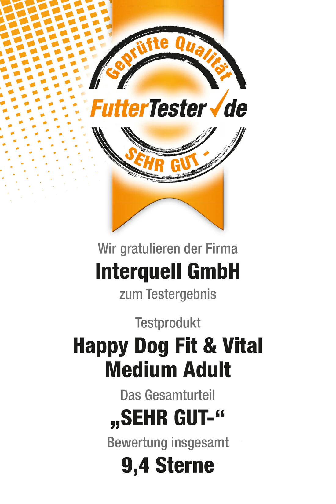 Happy Dog Fit &amp; Vital Medium Adult 