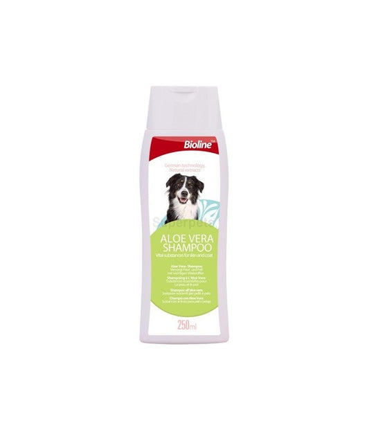 Bioline Aloe Vera Dog Shampoo 250ml[Volume - 250ml]