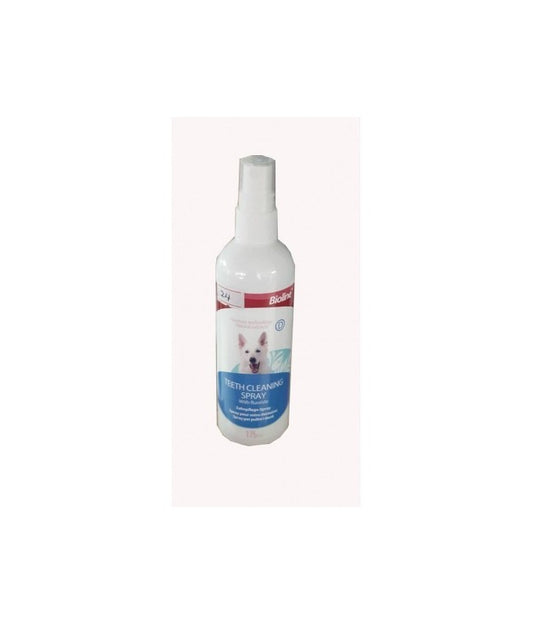 Bioline Teeth Cleaning Spray For Dogs 175ml[Volume - 175ml]