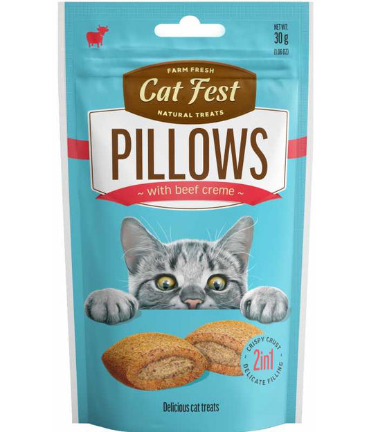 Cat Fest Pillows With Beef Cream[Weight - 30g]