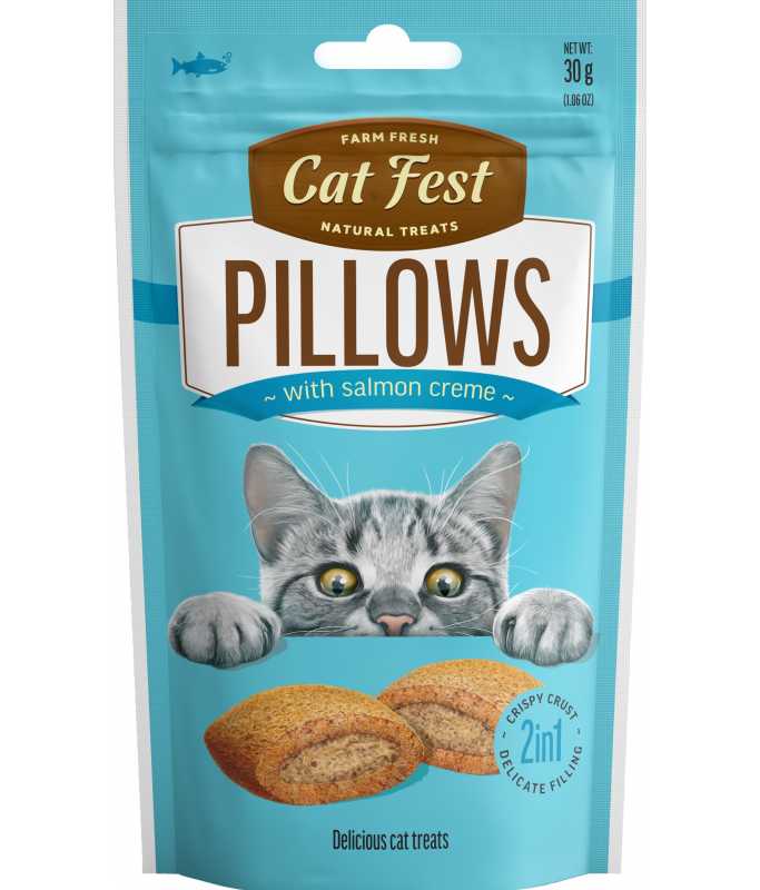 Cat Fest Pillows With Salmon Cream[Weight - 30g]