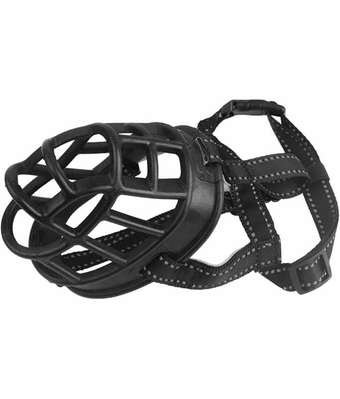 Golden Panda Silicone Muzzle, Black