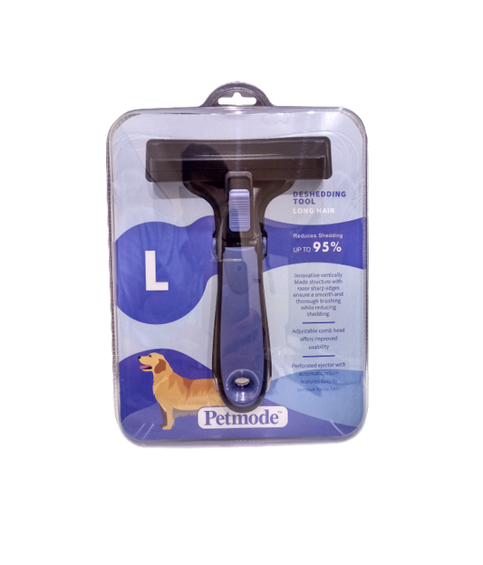 Pet Mode Deshedding Tool for Long Hair Dog[Size - L]