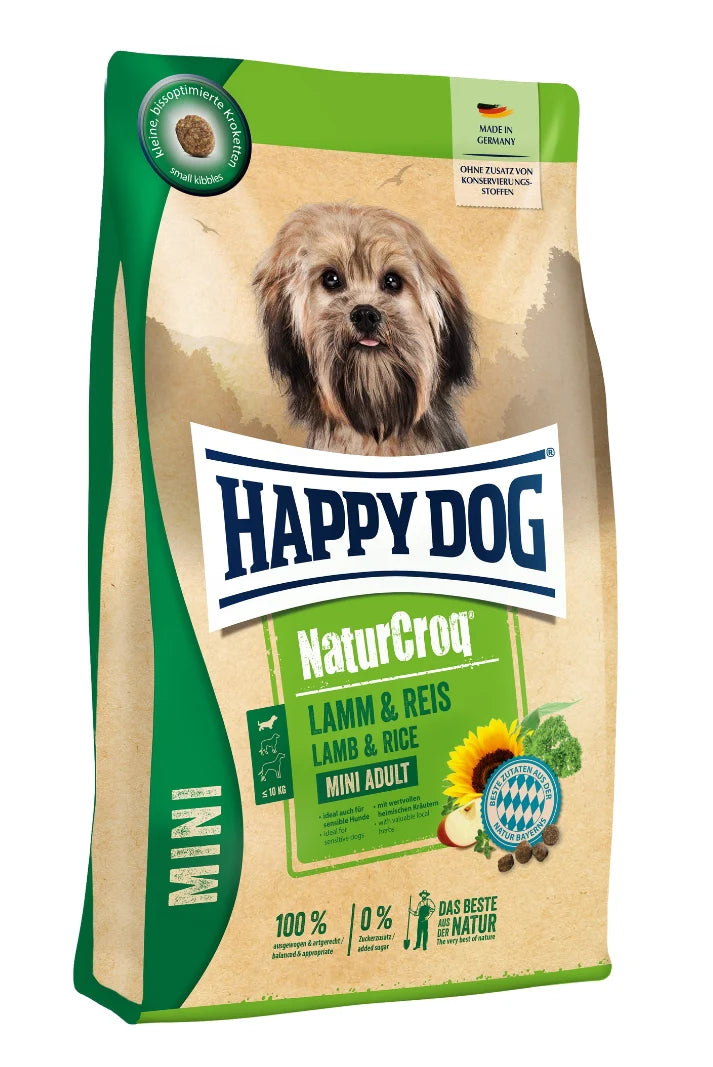 Happy Dog Naturcroq Mini Lamm&Reis